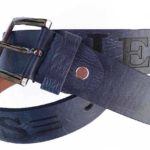 Gürtel-Jeans-blau-Leder
